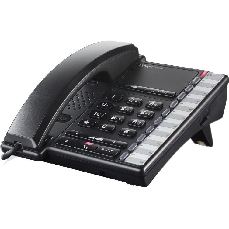  Téléphones SIP Téléphone analogique Premium 100 noir PP100A